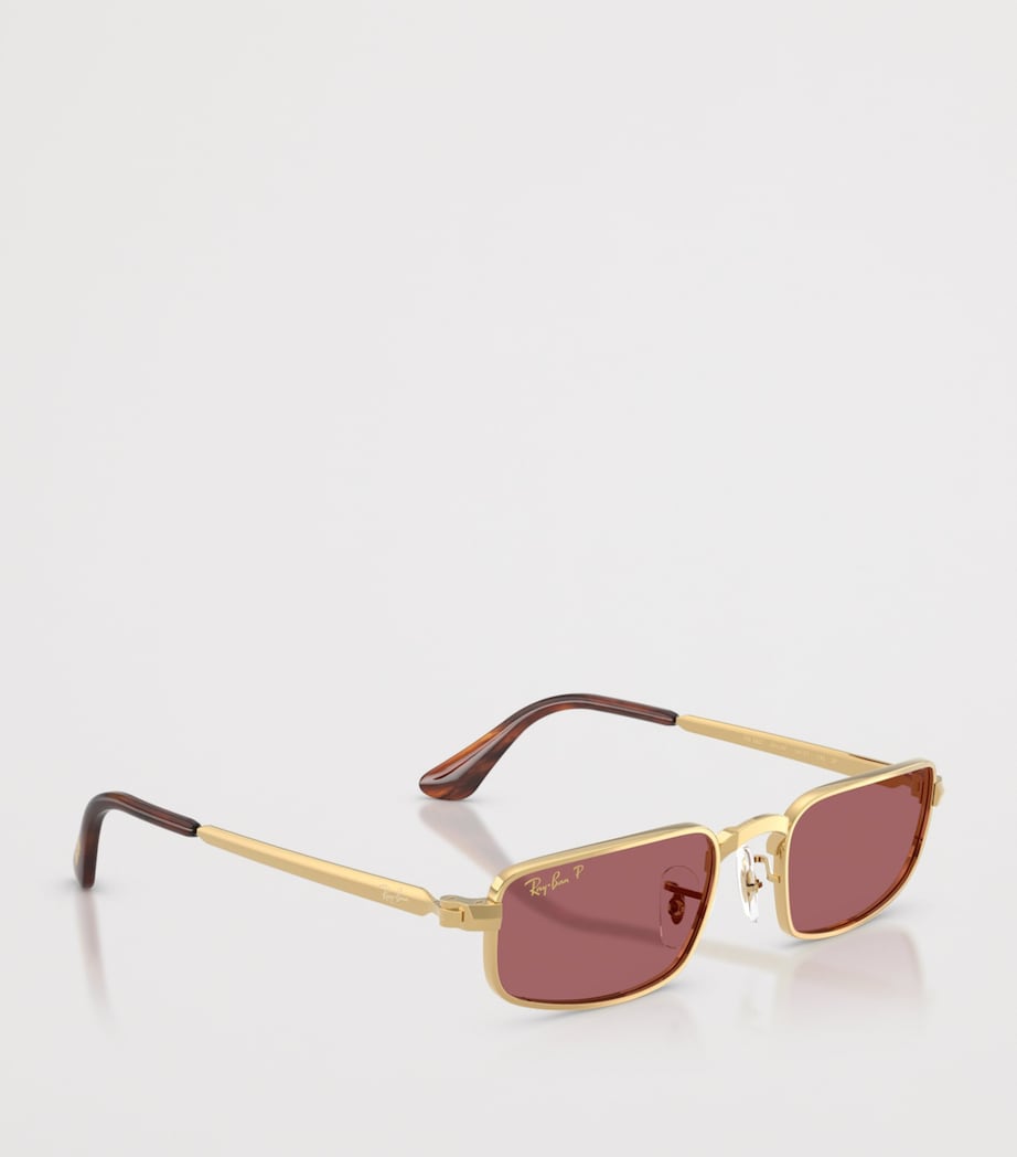 Ray-Ban By A$AP Rocky Pillow Sunglasses Gold Image 6