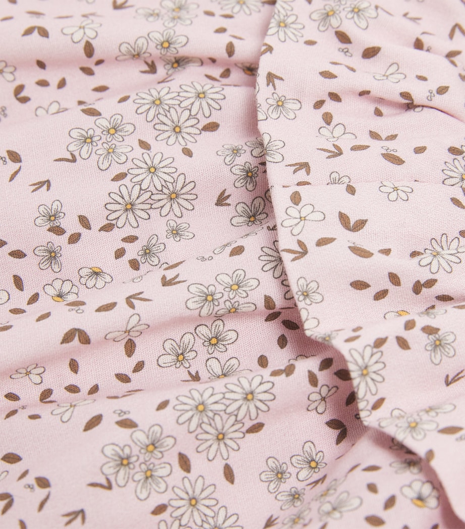 Cotton-Blend Floral T-Shirt (6 Years) 306PINK Image 3