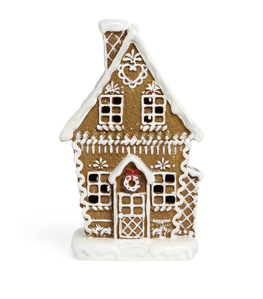 LED Gingerbread House Ornament MULTI Image 1