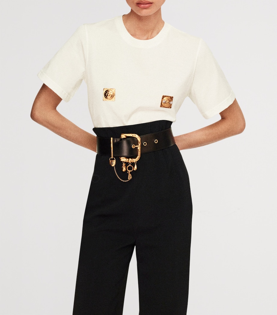 Silk-Wool Corset Trousers 999BLACK Image 2