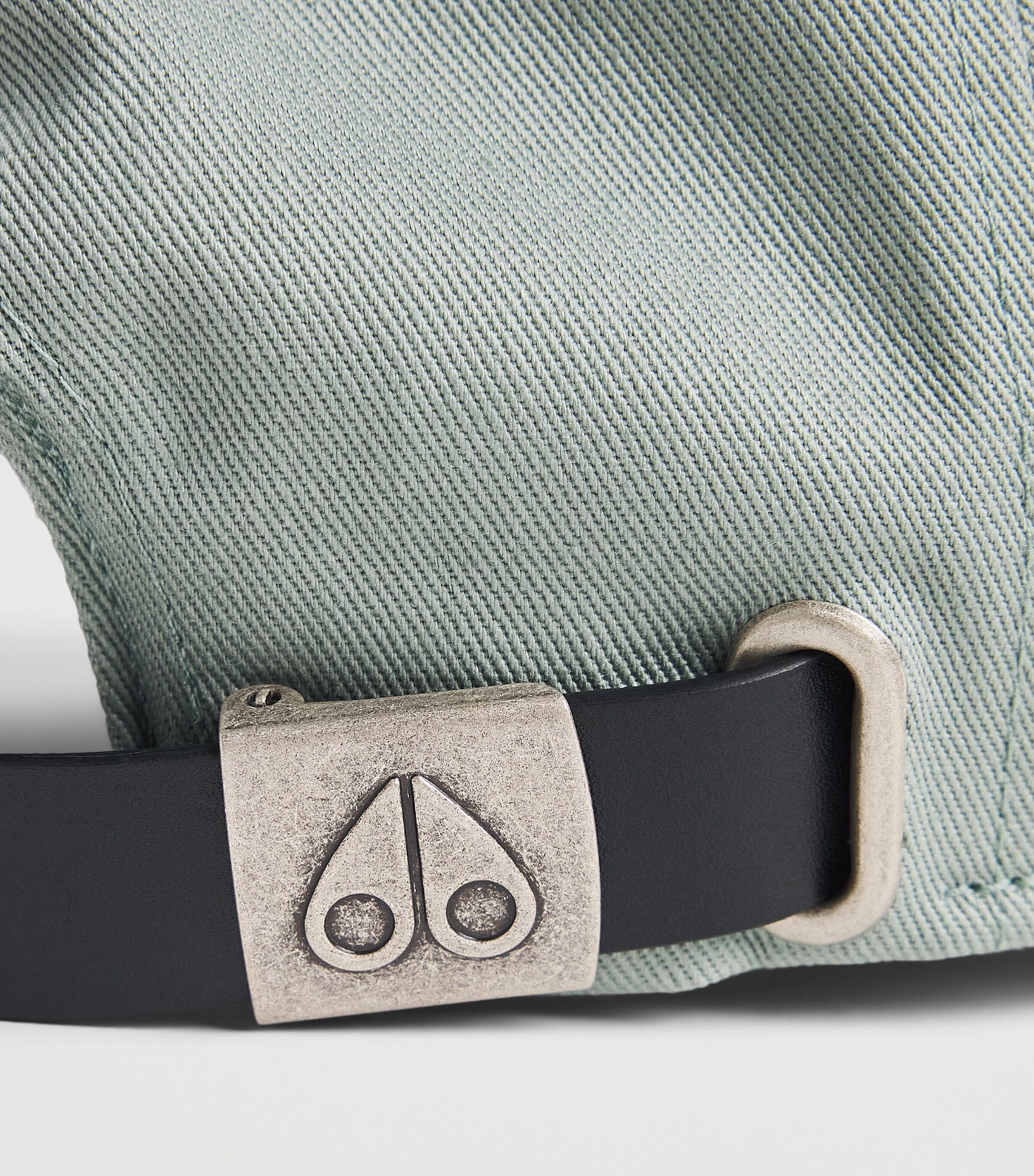 Moose Knuckles Cotton Logo Baseball Cap Dusty Jade Image 4