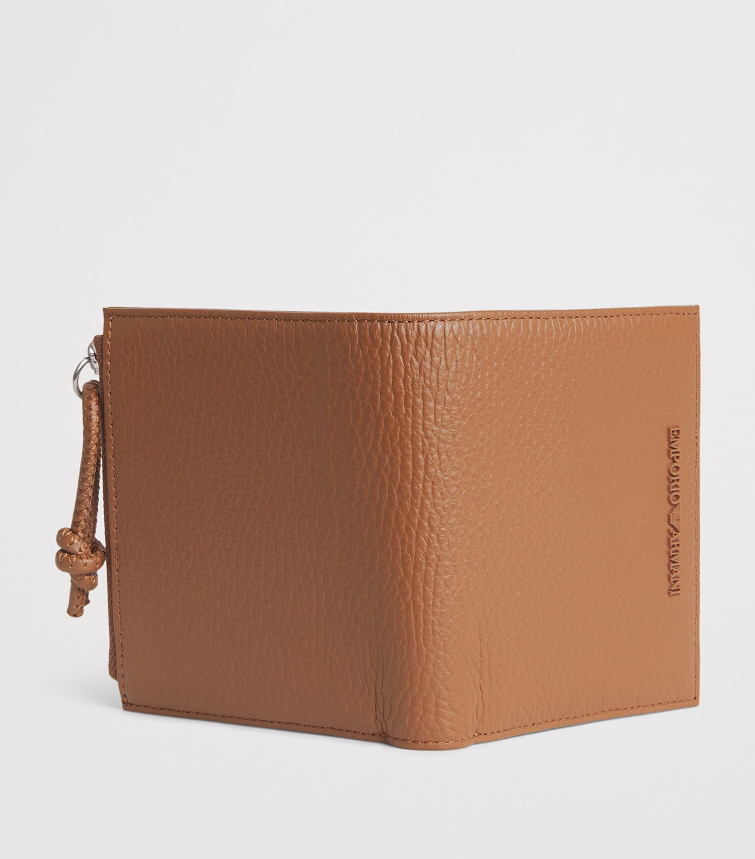 Leather Logo Bifold Wallet U6124 Image 3