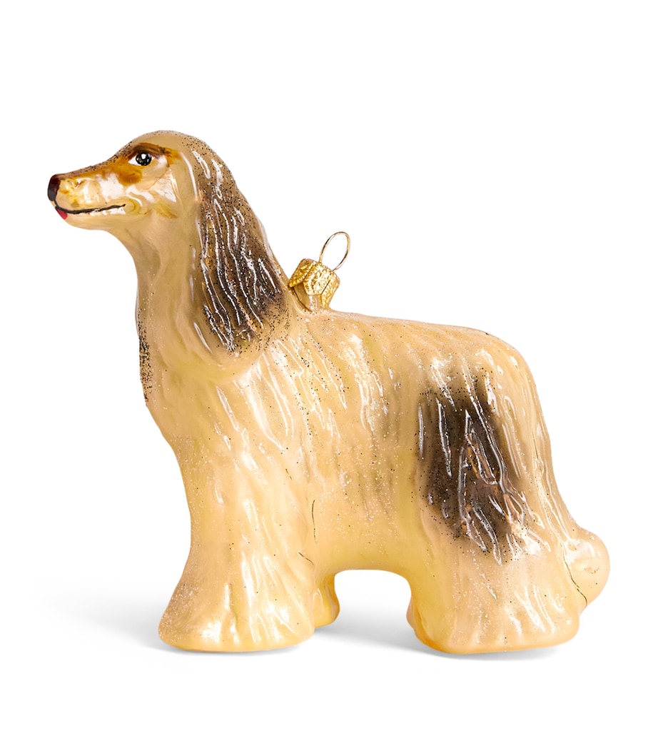 Harrods Afghan Dog Tree Decoration Image 1
