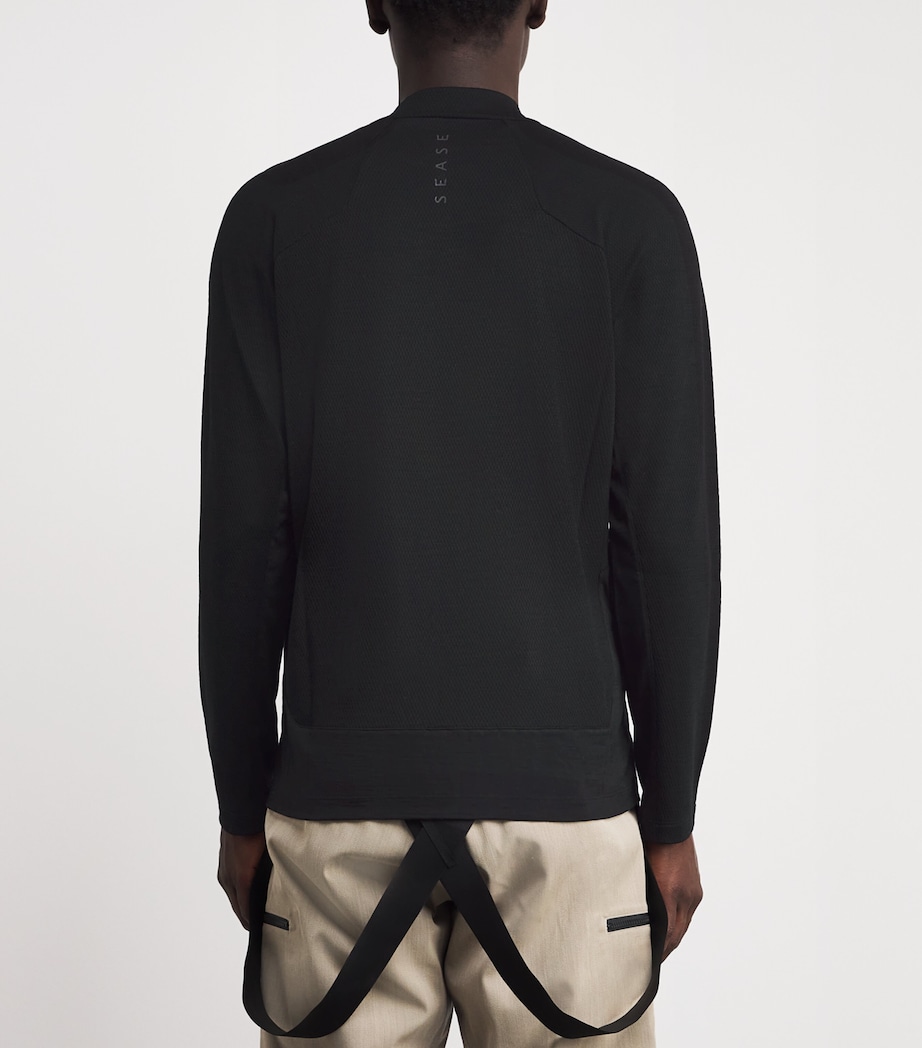 Merino Wool Turtle Net Base Layer N61 BLACK Image 4
