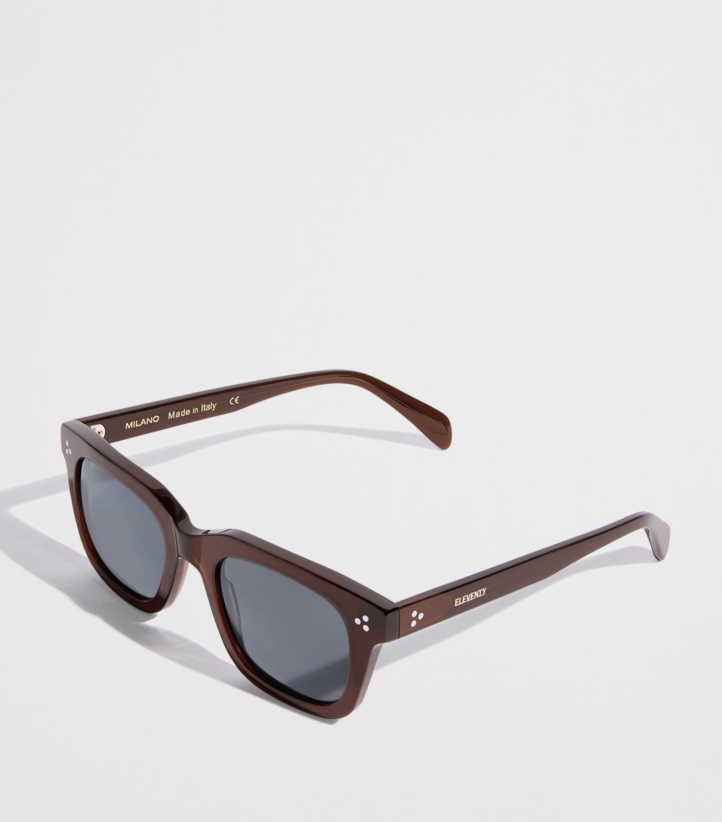 Eleventy Acetate Milano Sunglasses Nero E Grigio Medio Image 2