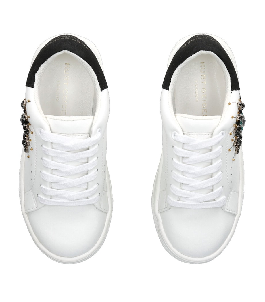 Kurt Geiger London Leather Mini Laney Eye Sneakers White Image 4