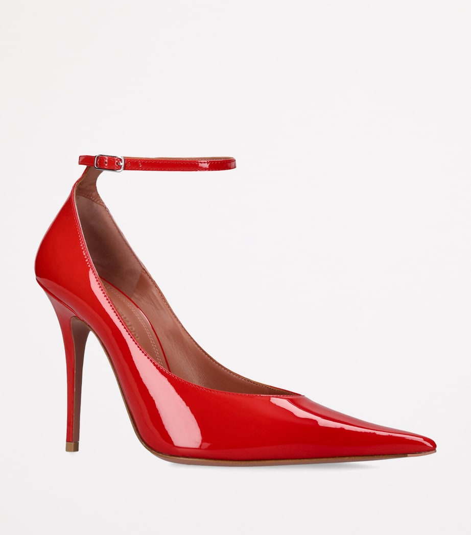 Patent Leather Anok Pumps 105 RED Image 3