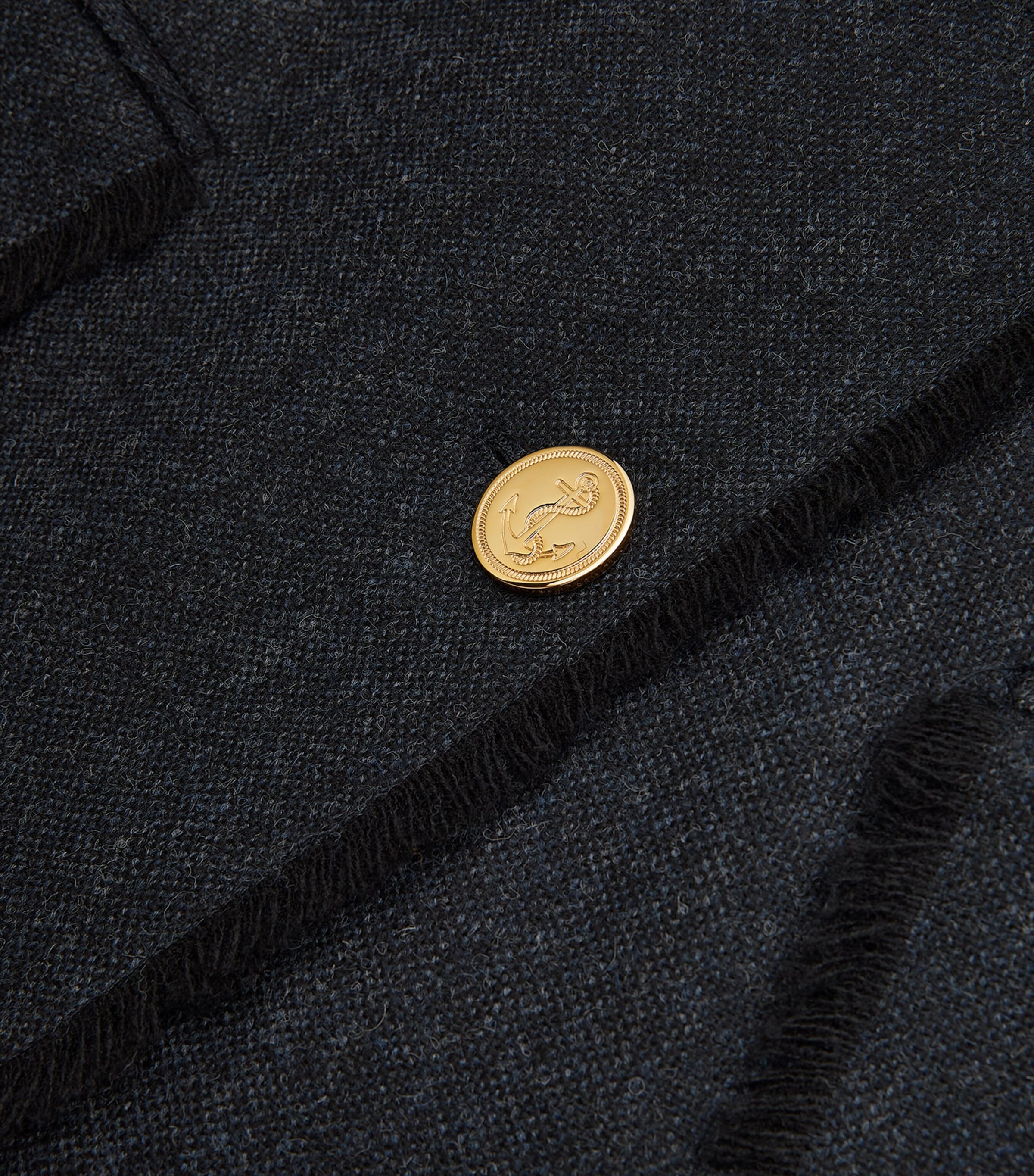 Wide-Lapel Overcoat NAVY Image 5