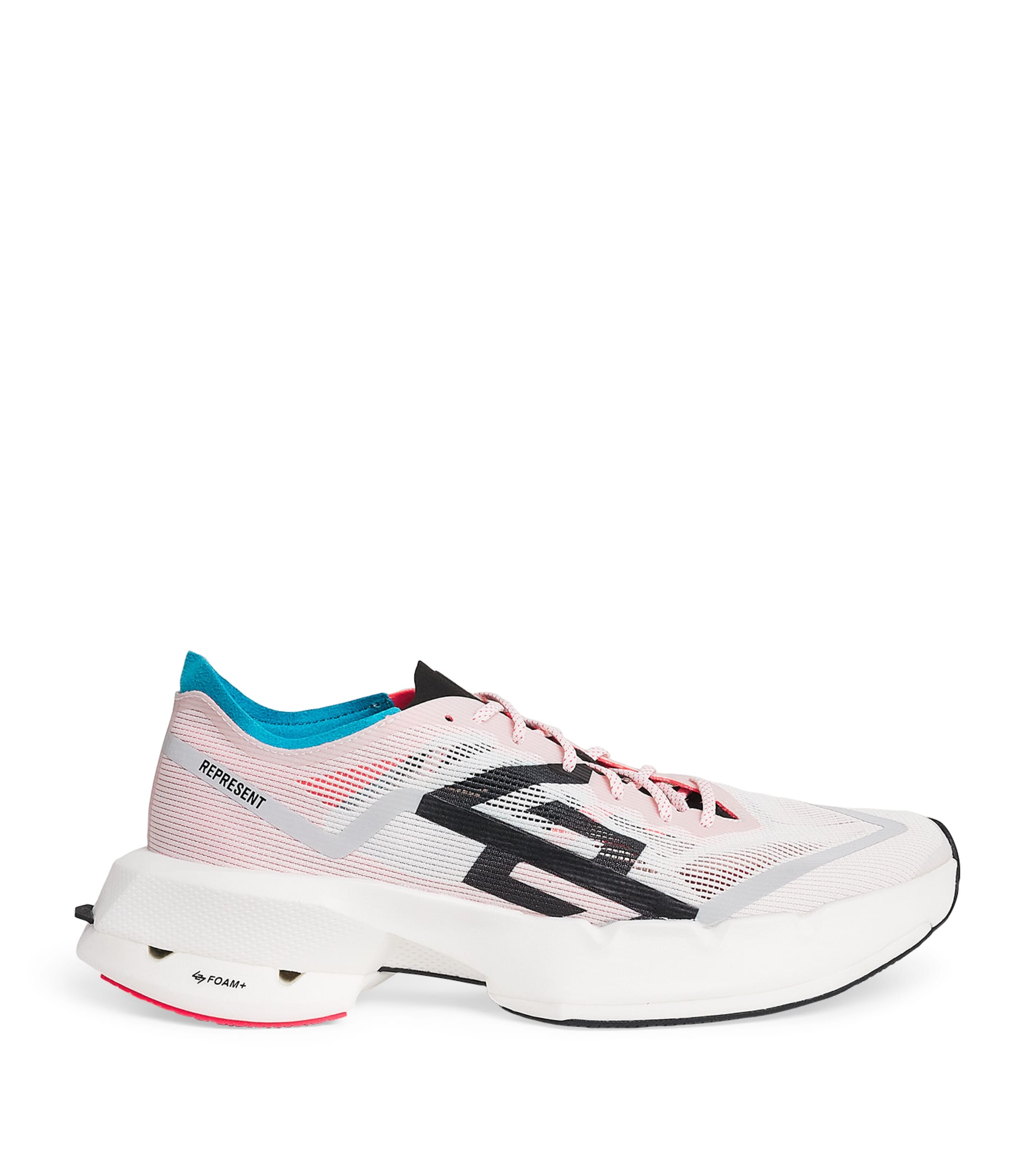 Represent 247 Mens Arc-4 Elite Race Trainers Flat White/jet Black Image 1