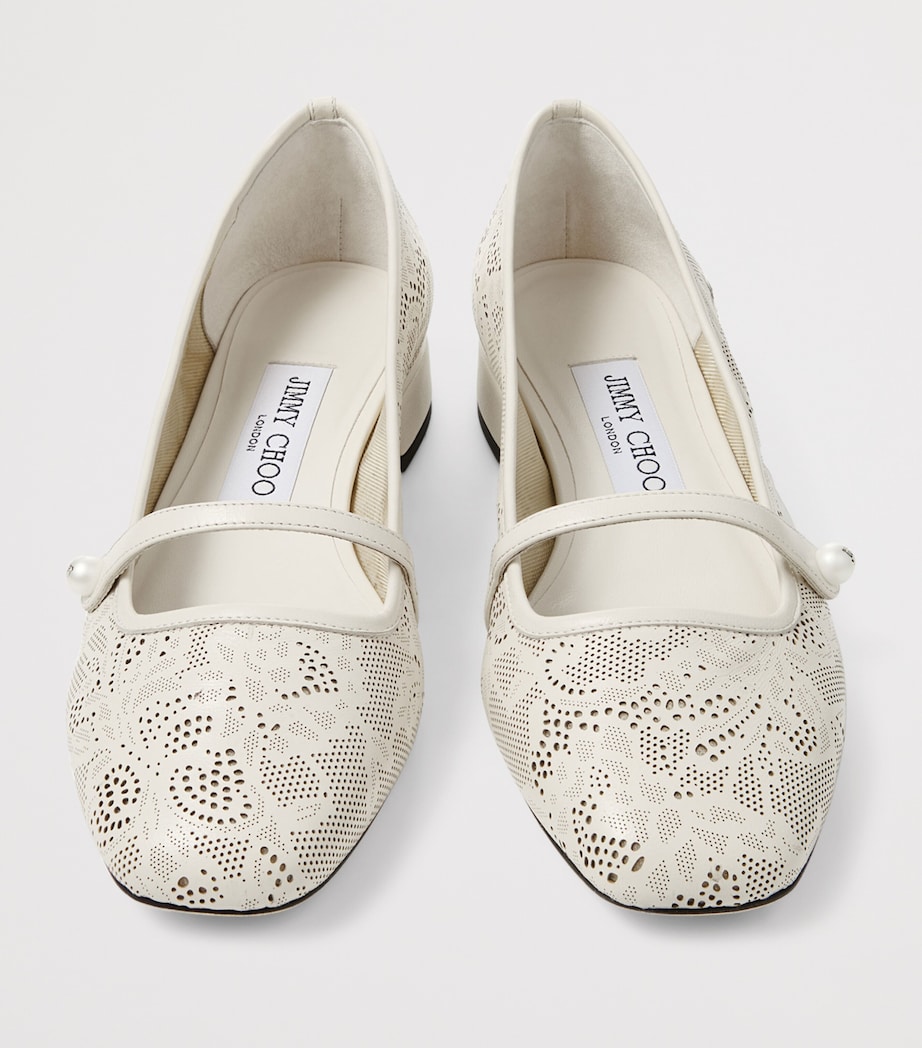 Jimmy Choo Elisa 25 Ballet Pumps Latte Image 4