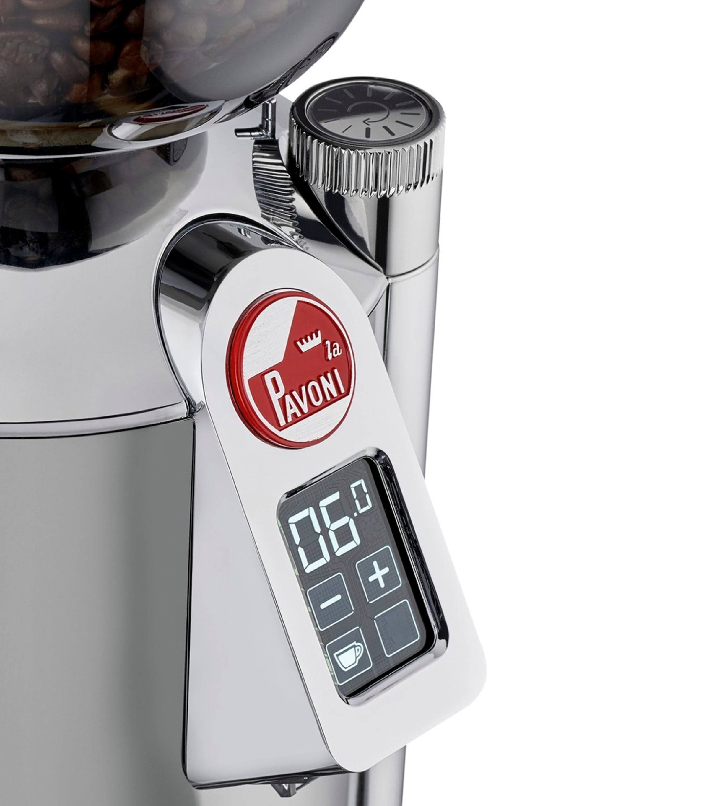 La Pavoni Aluminium Cilindro Coffee Grinder Chrome Image 4