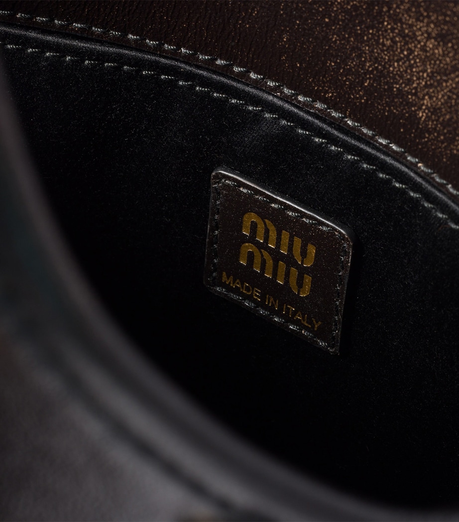 Leather Embellished Top-Handle Bag F0201 Image 6