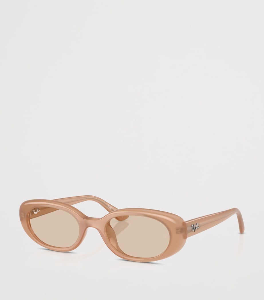 Ray-Ban Injected Oval Sunglasses Brown Image 2
