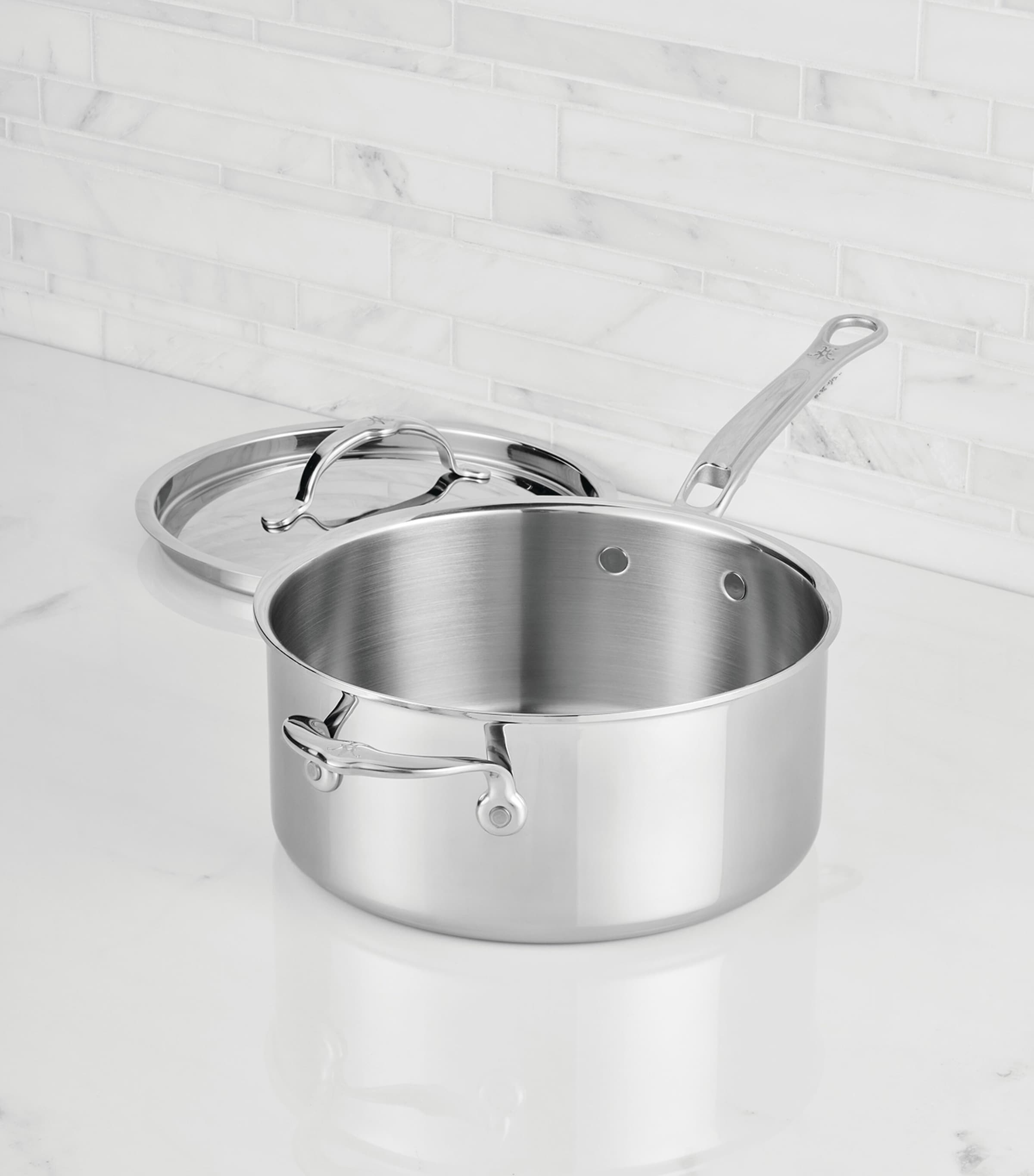 ProBond Luxe Covered Saucepan (22cm) SILVER Image 6
