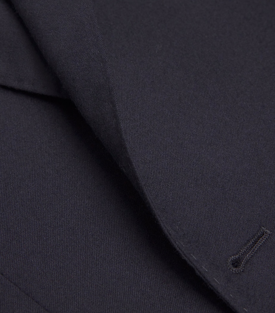 Wool Doeskin Blazer NAVY Image 5