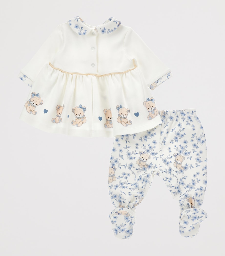Printed Top and Leggings Set (1-9 Months) PANNA+AVIO Image 2
