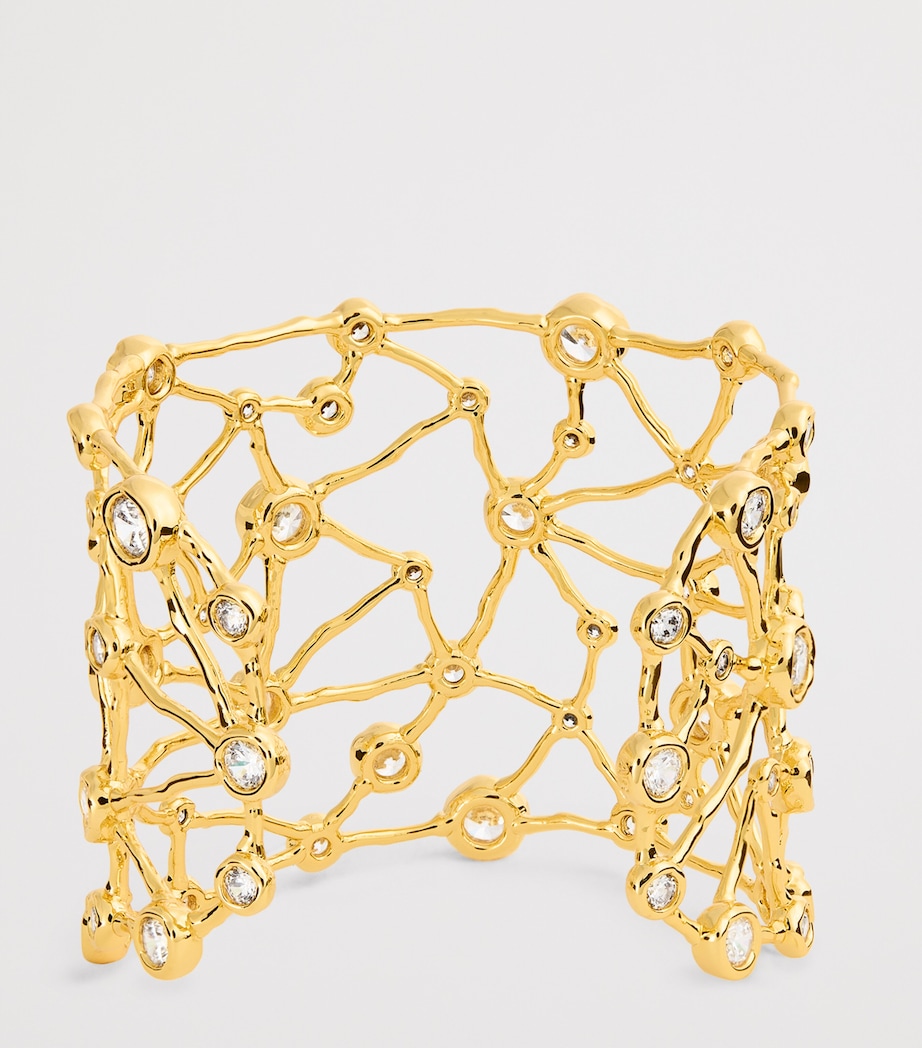 Gold-Plated Asterales Celestial Cuff Bracelet GOLD Image 3