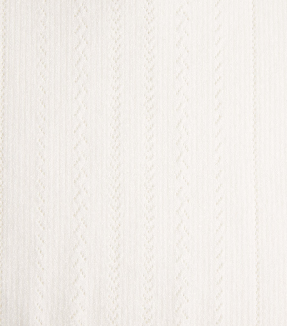 Eberjey Womens Pointelle Tank Top Ivory Image 6