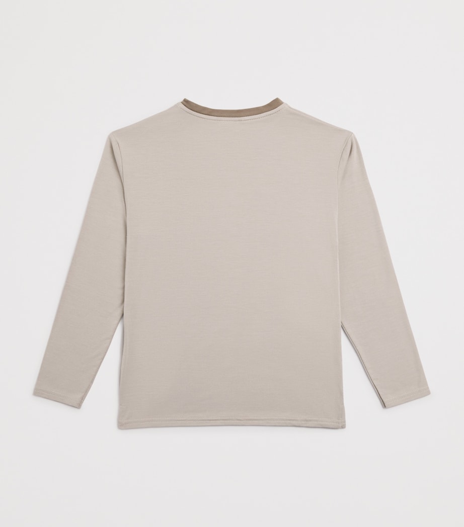 Stretch-Modal Pyjama Top (4-16 Years) DESERT Image 2