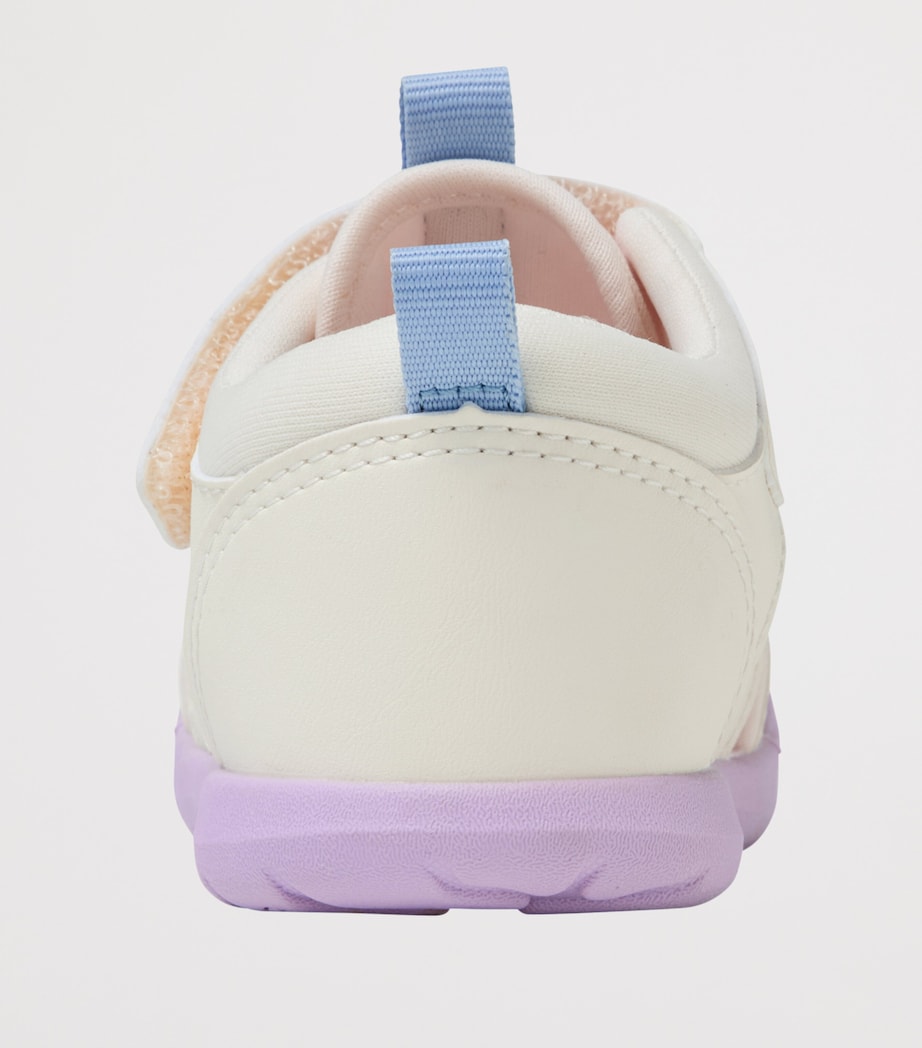 Miki House Mesh-Panel Velcro Sandals Image 7