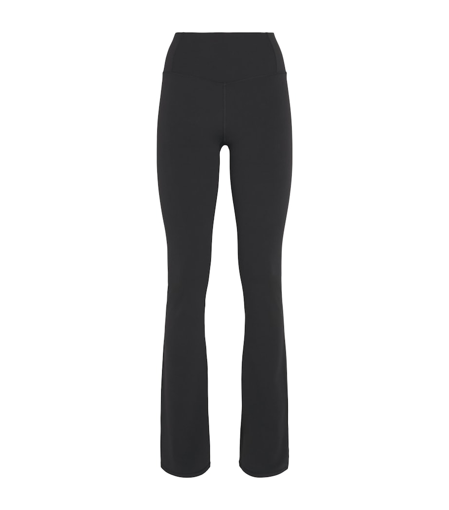 VUORI Womens AllTheFeels Slim Flare Leggings Black Image 1