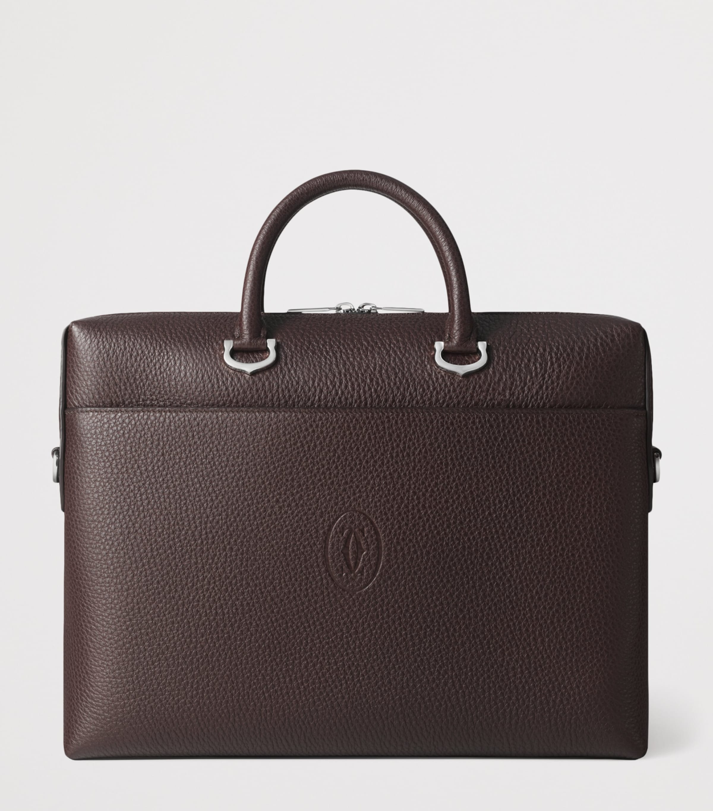 Cartier Leather Must de Cartier Briefcase Brown Image 2