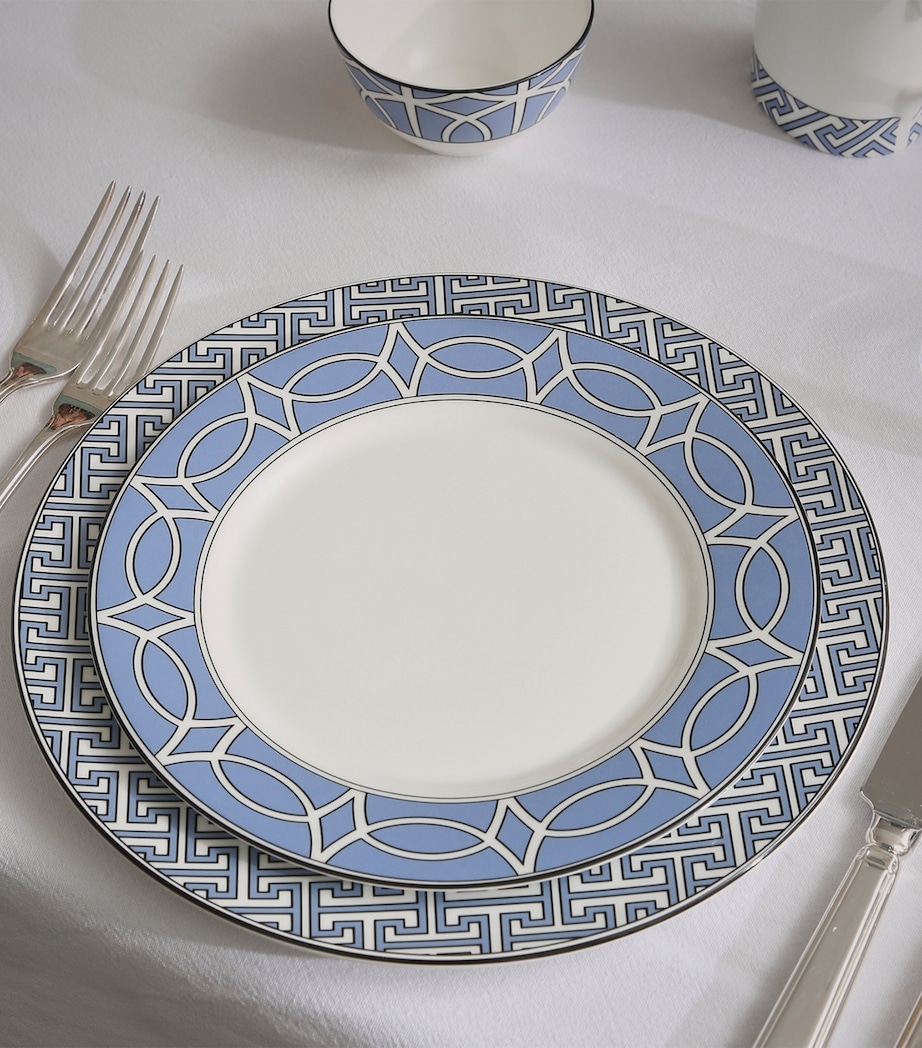 Set of 2 Loop Dessert Plates (21cm) BLUE Image 4