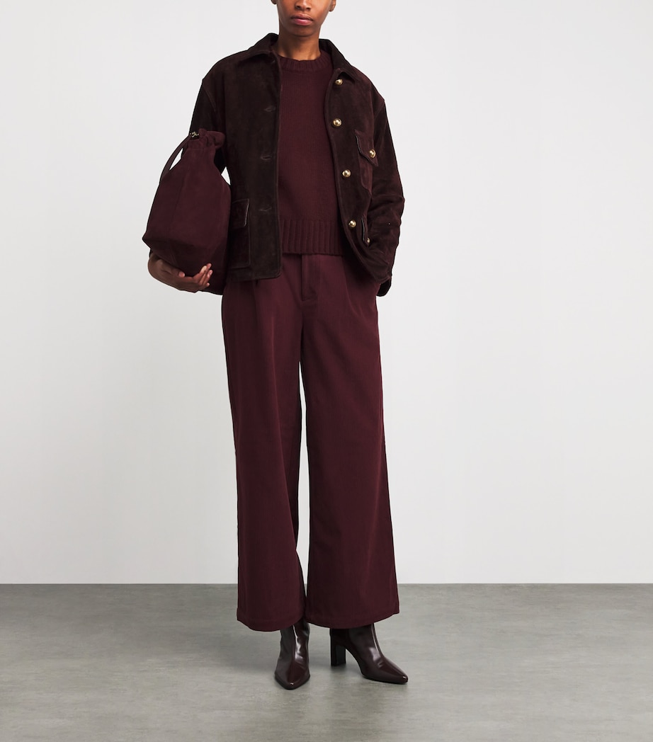Cashmere Cru Sweater MAROON Image 2