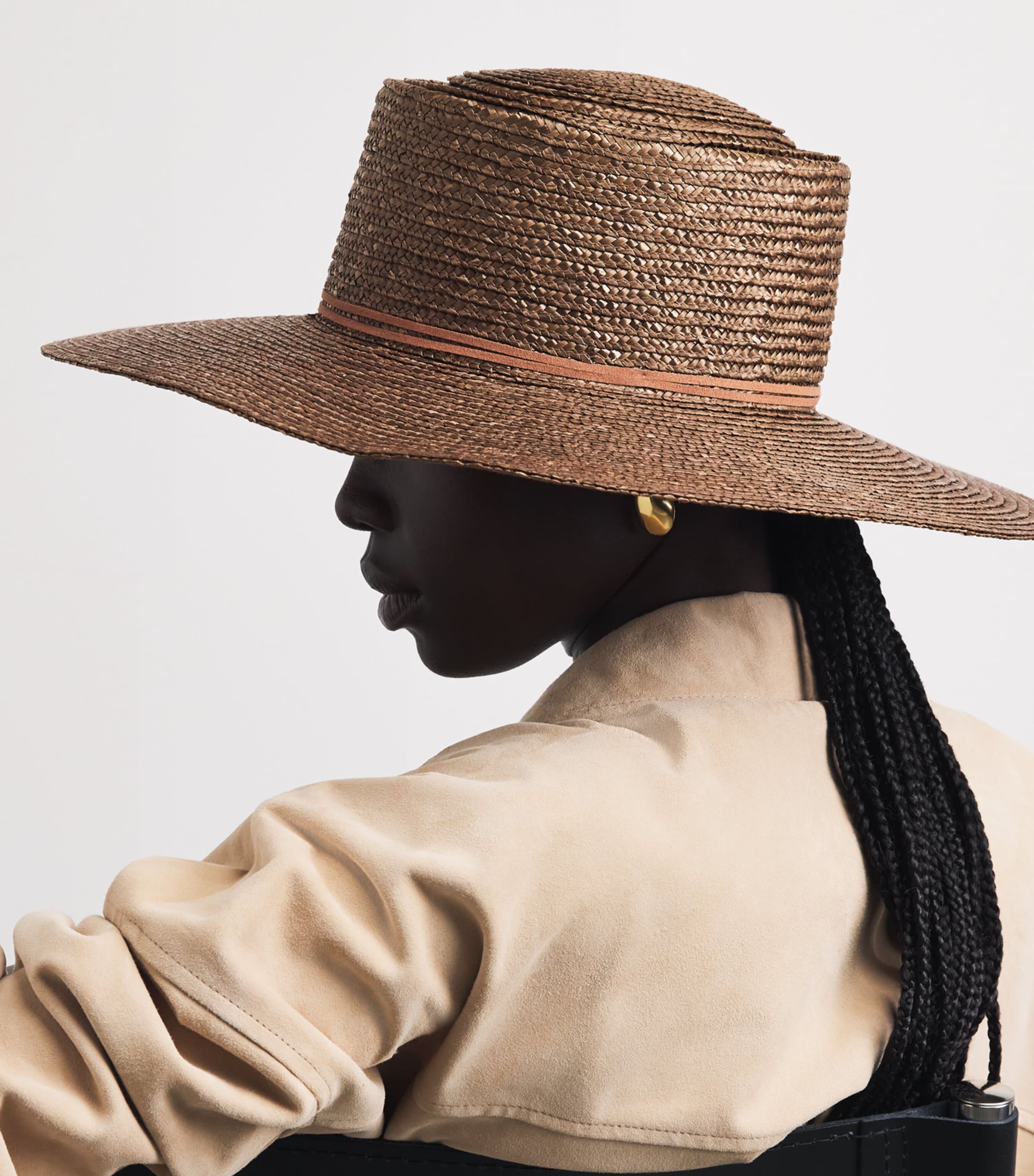Eleventy Straw Woven Hat Vicuna Image 2