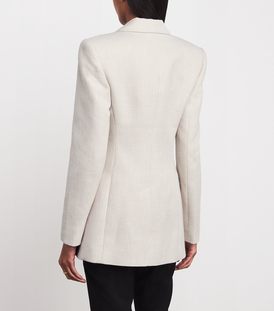 Corbett Fitted Blazer STONE MCRM Image 4