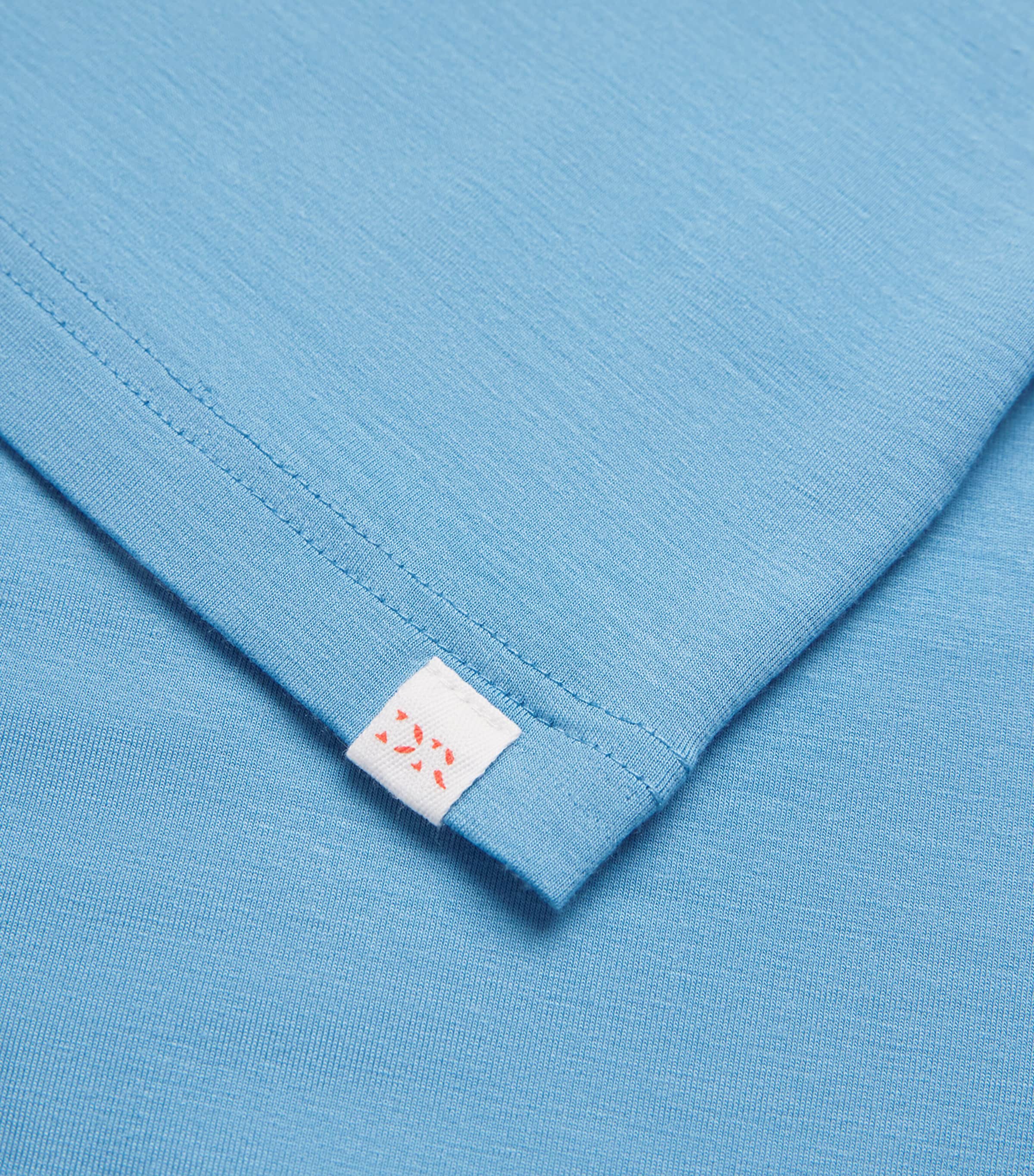 Basel V-Neck Lounge T-Shirt 021 BLUE Image 5