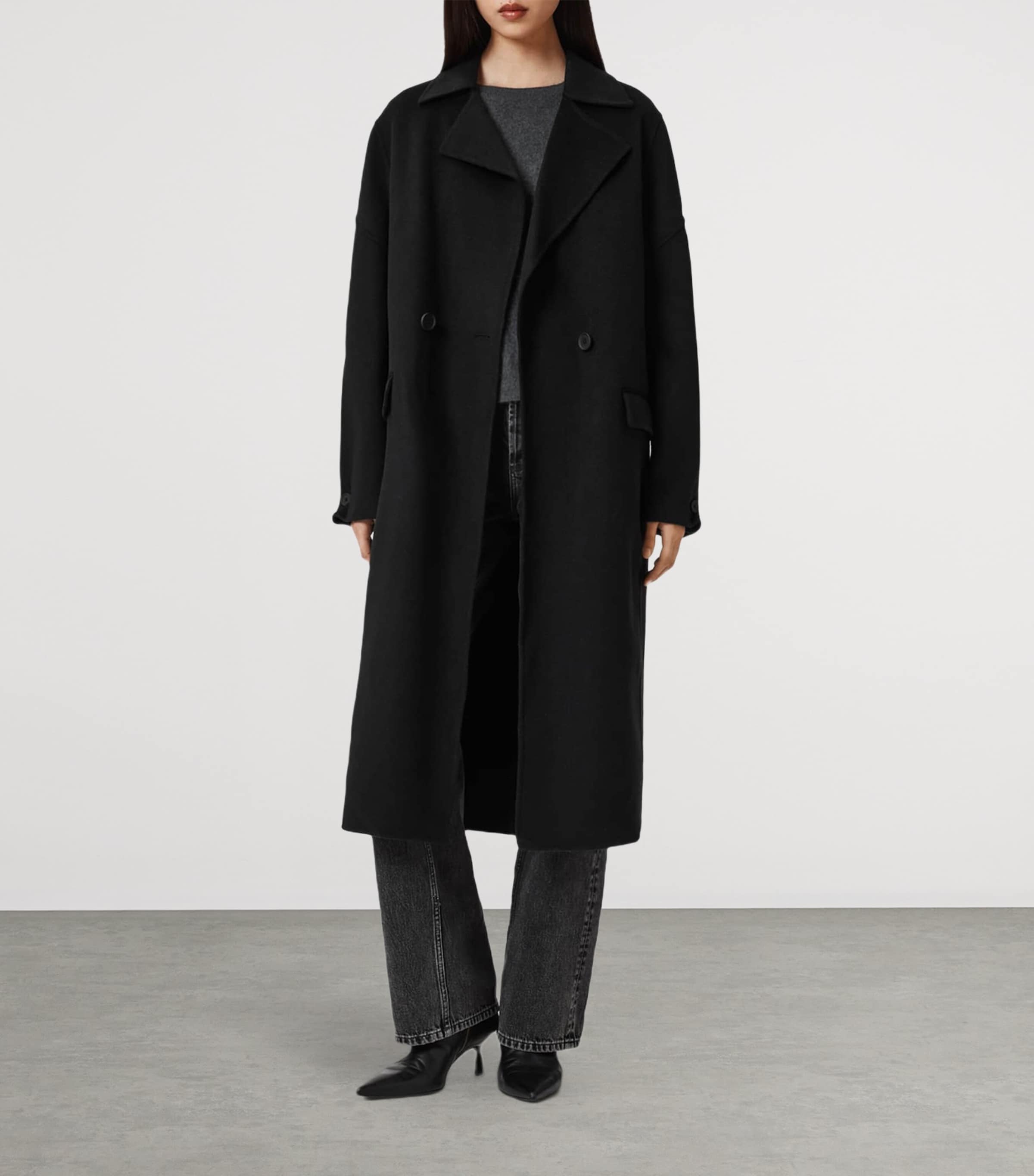 Wool-Blend Sellma Coat BLACK Image 2