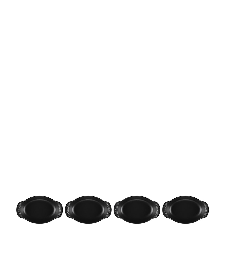 Set of 4 Cast Iron Gourmand Oval Mini Bakers (15cm) NO COLOUR Image 5