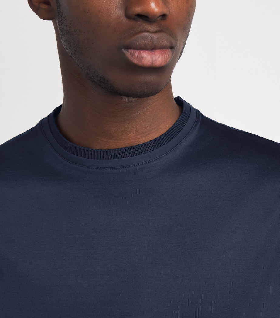 Cotton Double-Neck T-Shirt 300 Image 6