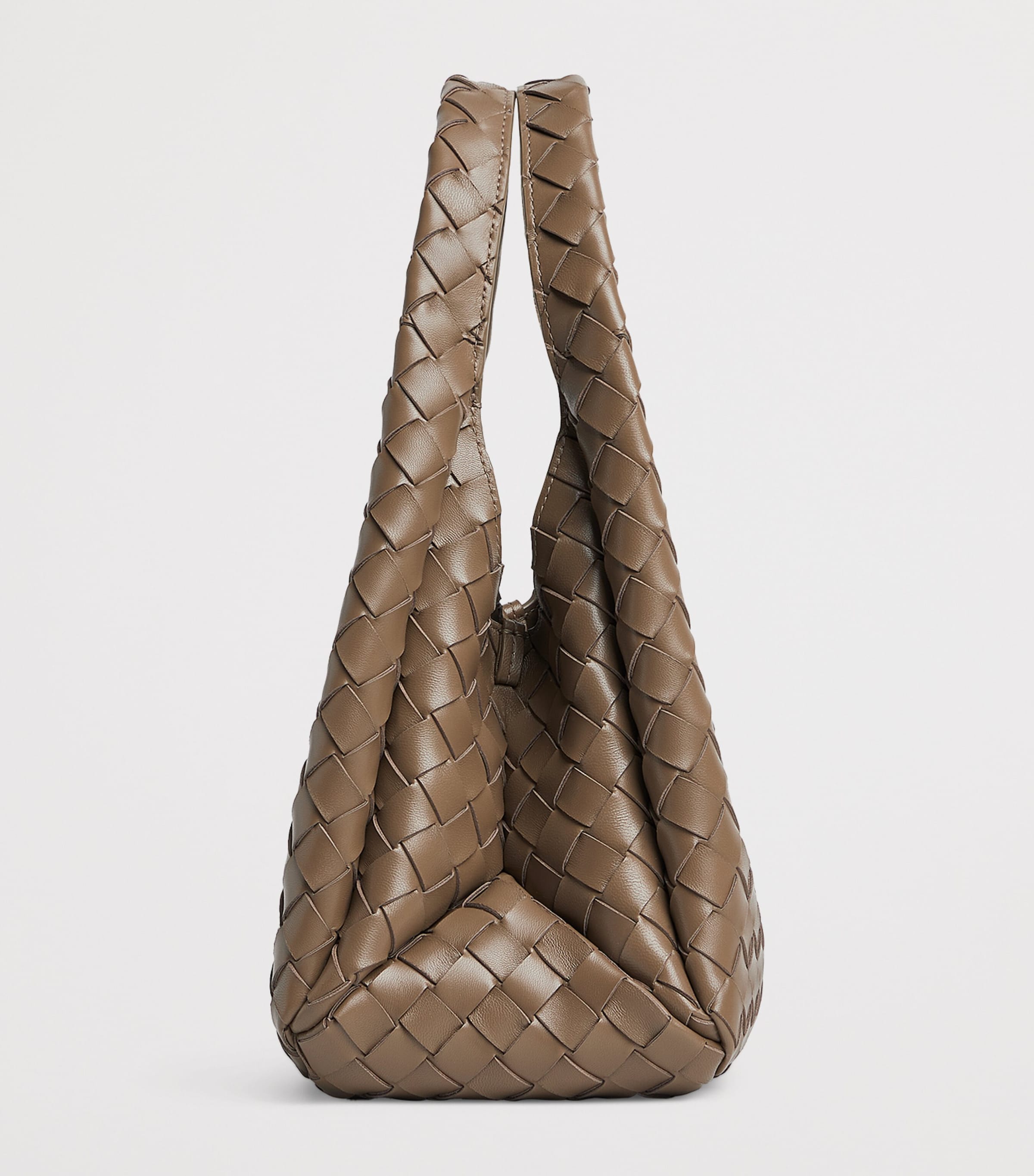 Small Leather Intrecciato Campana Shoulder Bag 2360 Image 3