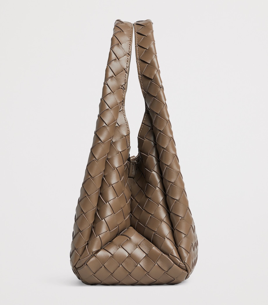 Small Leather Intrecciato Campana Shoulder Bag 2360 Image 3