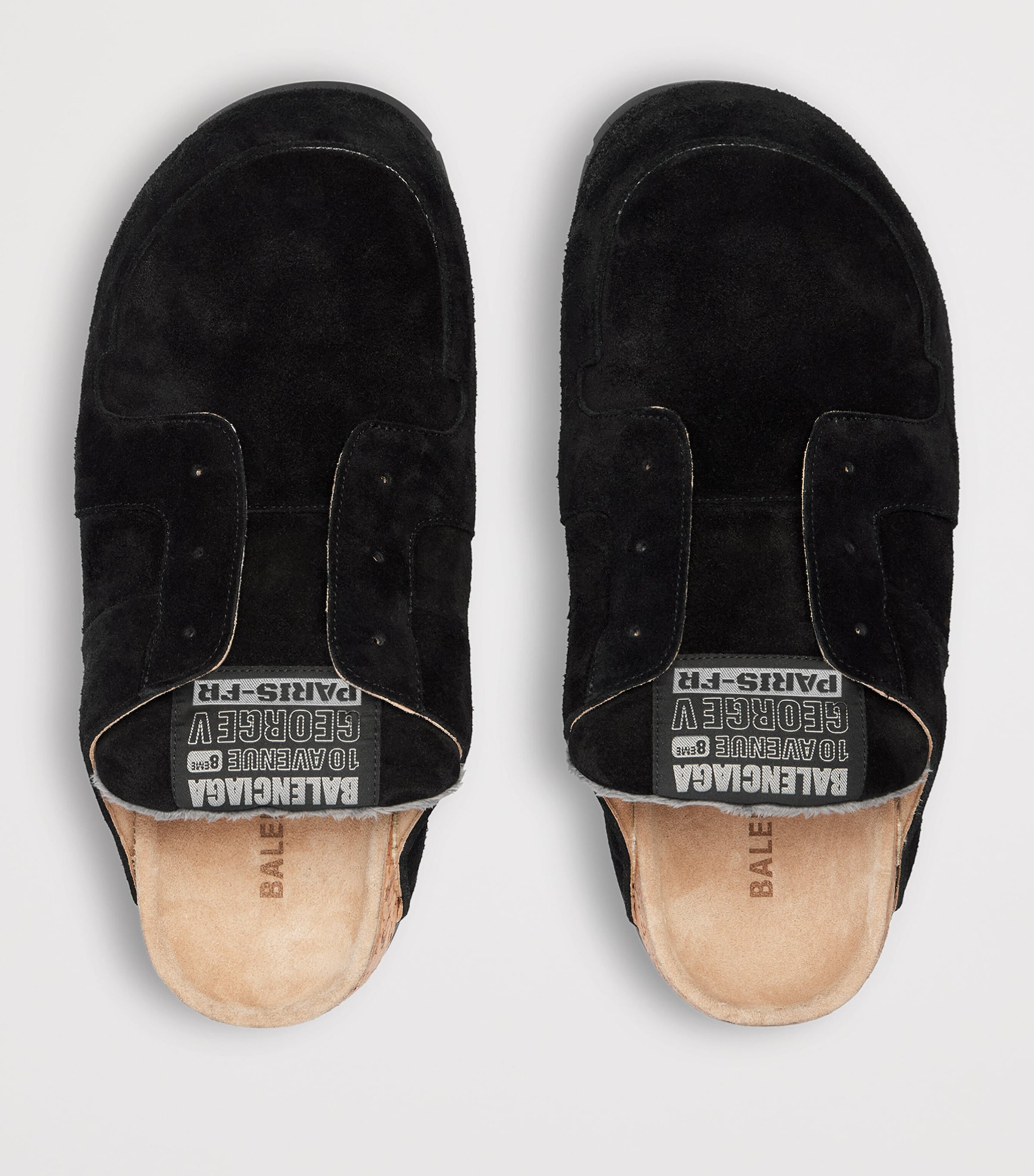 Suede Dumbo Mules 1000 Image 5