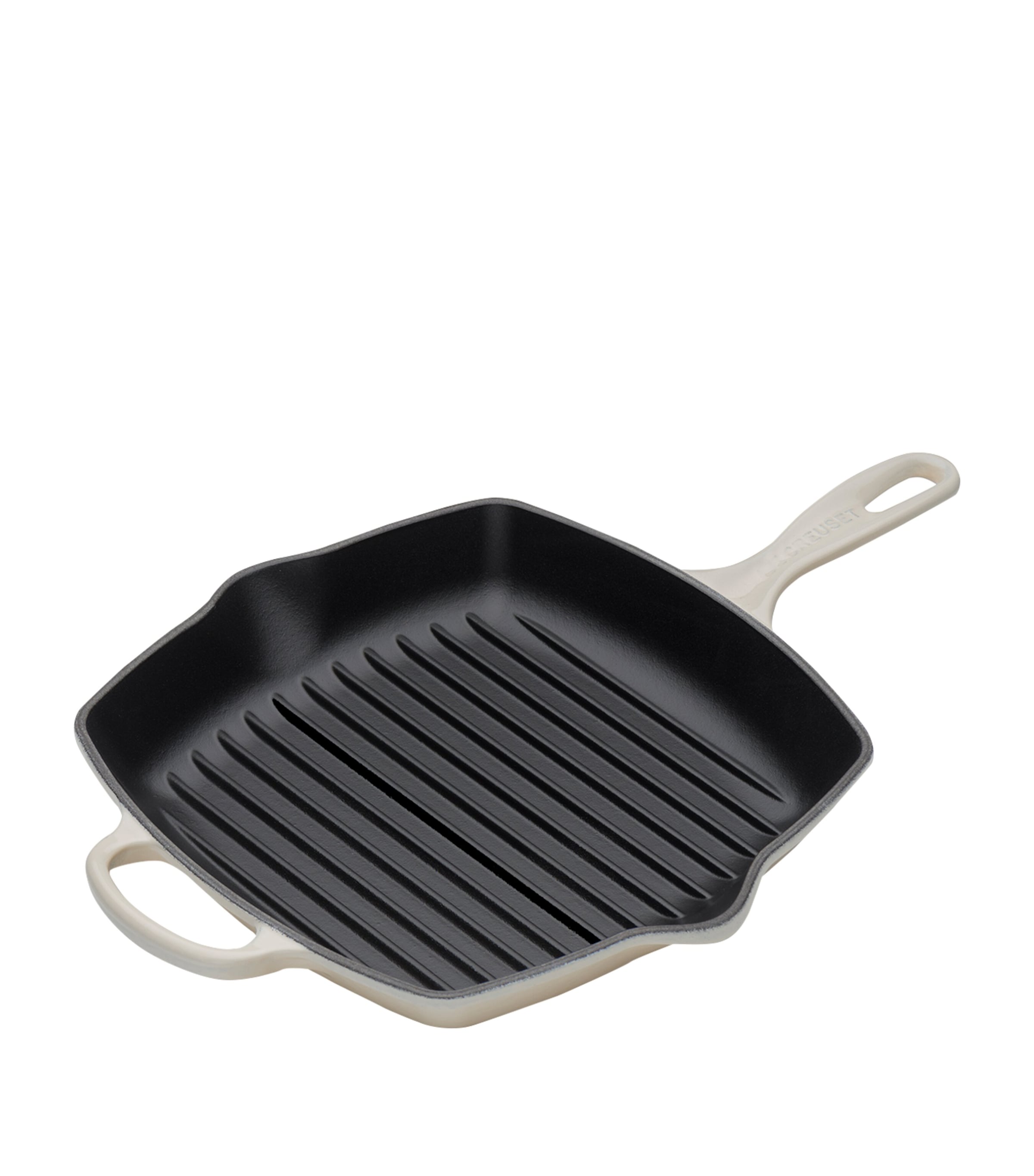 Le Creuset Cast Iron Square Grillit In Ivory