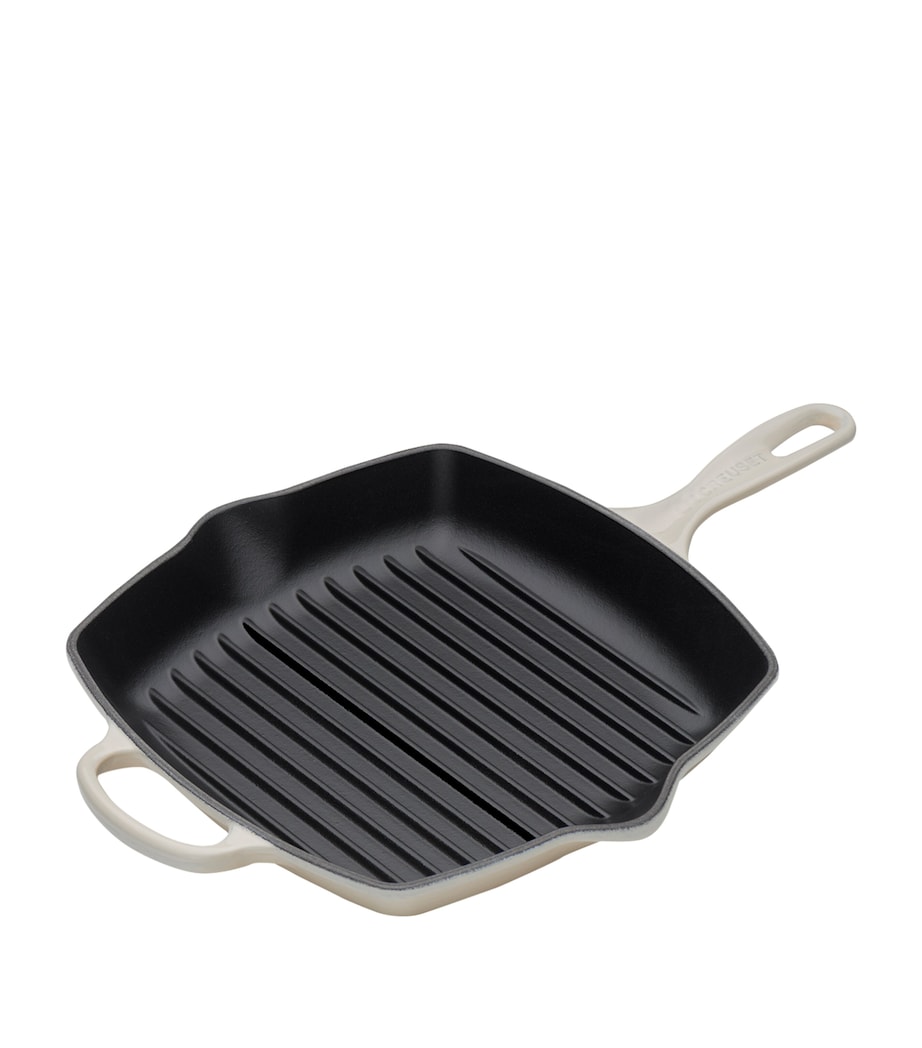 Cast Iron Square Grillit (26cm) MERINGUE Image 1