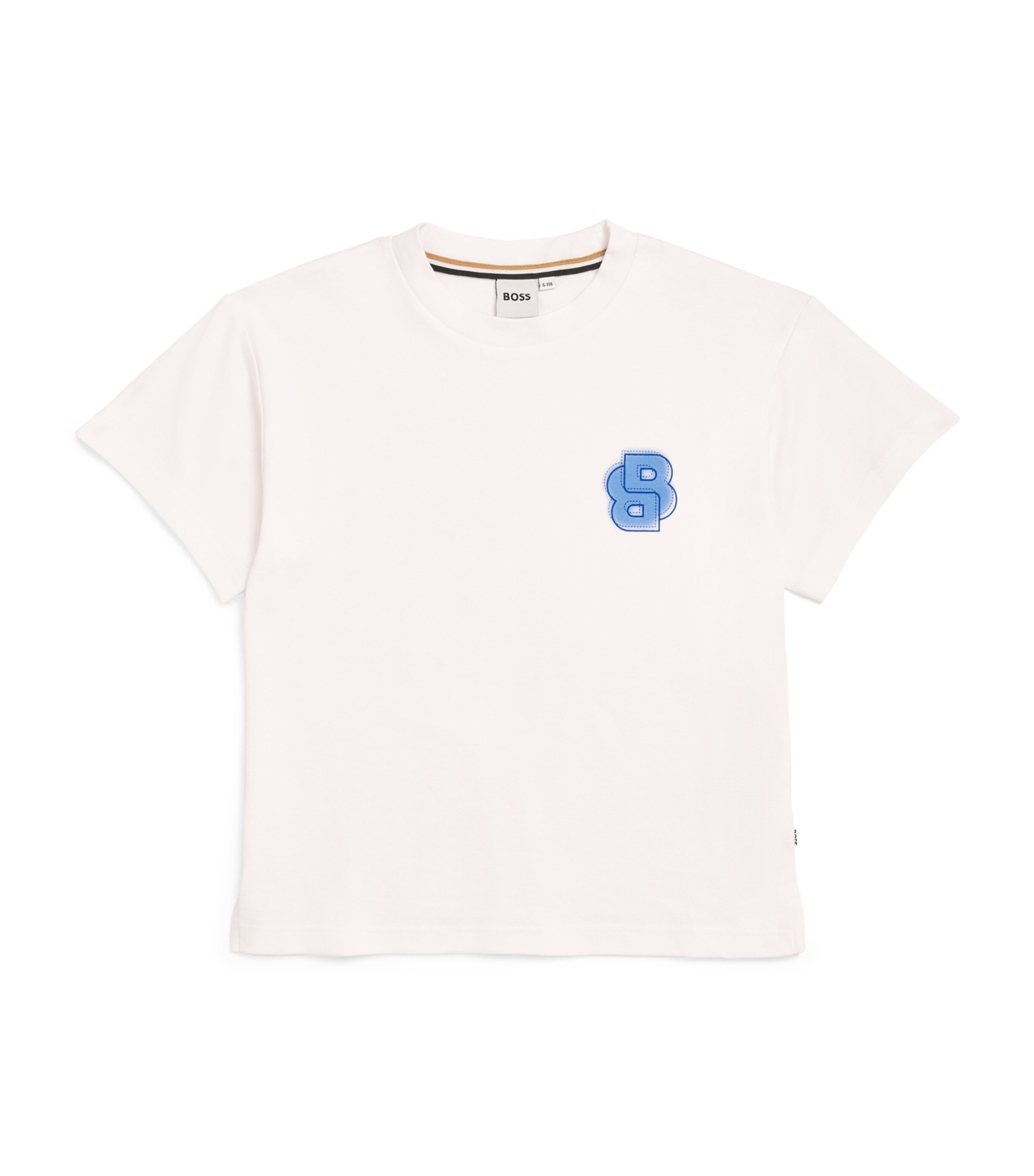 BOSS Kidswear Cotton Logo T-Shirt (4-16 Years) White Image 1