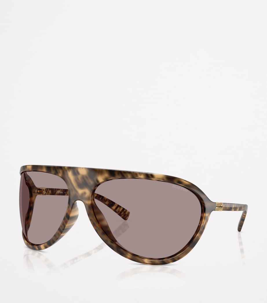 Injected Aviator Sunglasses 11Z06I Image 2