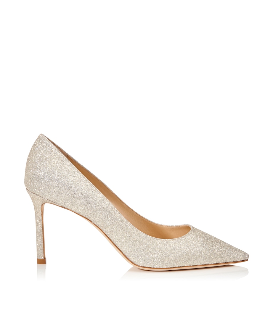 Romy 85 Glitter Pumps PLATINUM ICE Image 4