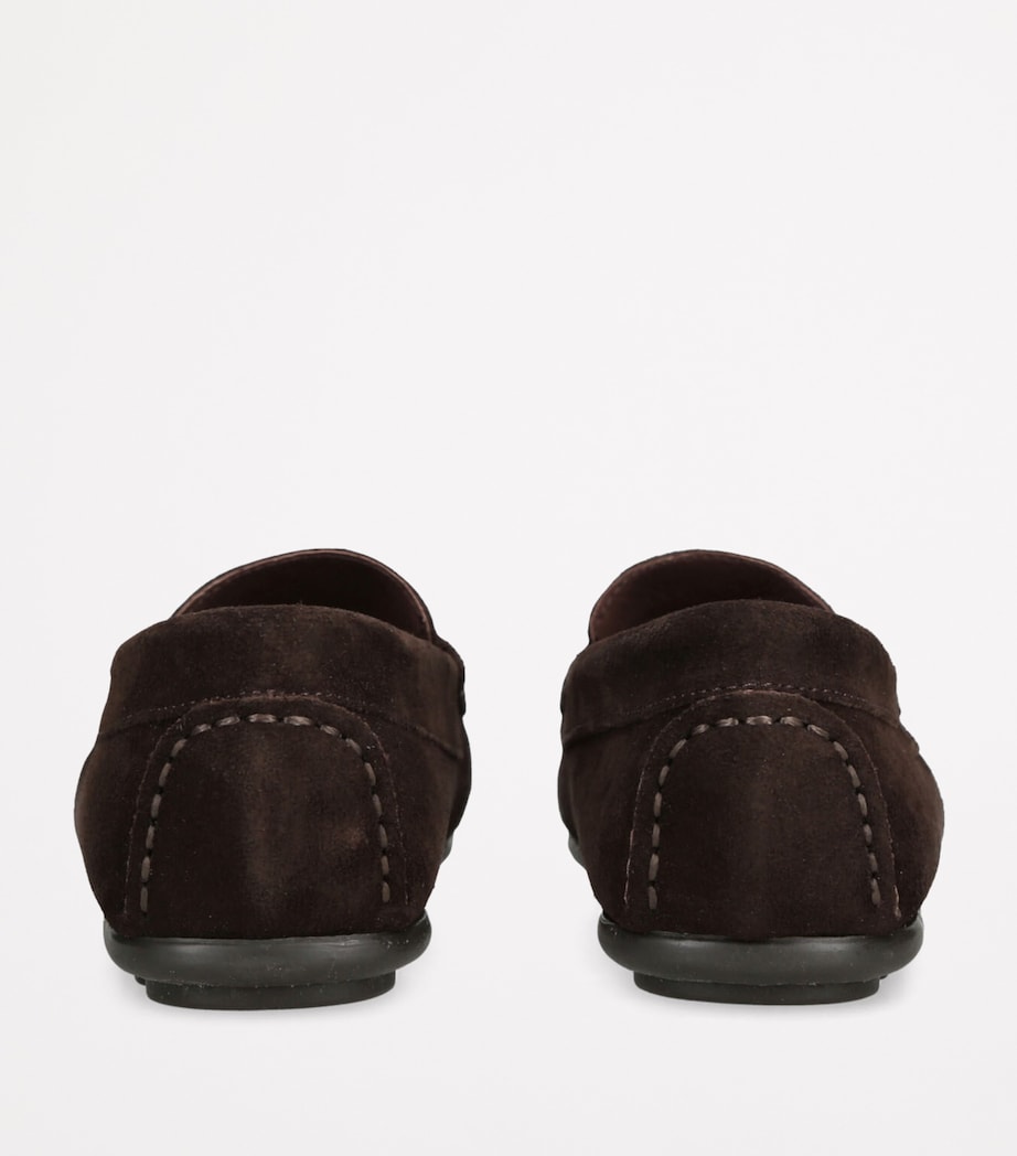Suede Felix Loafers DARK BROWN Image 2