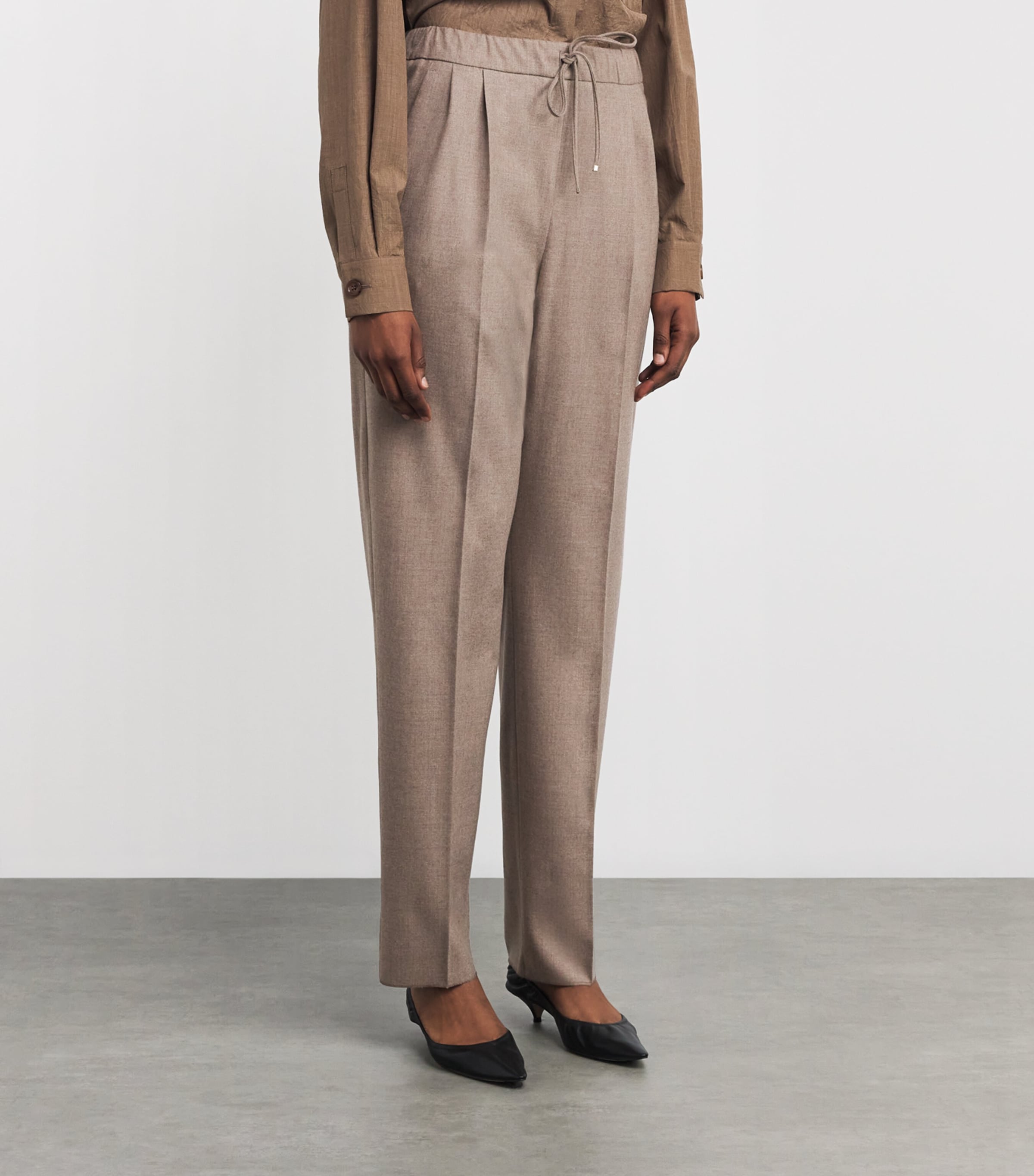 Sartoriale Drawstring Trousers TURTLEDOVE Image 3