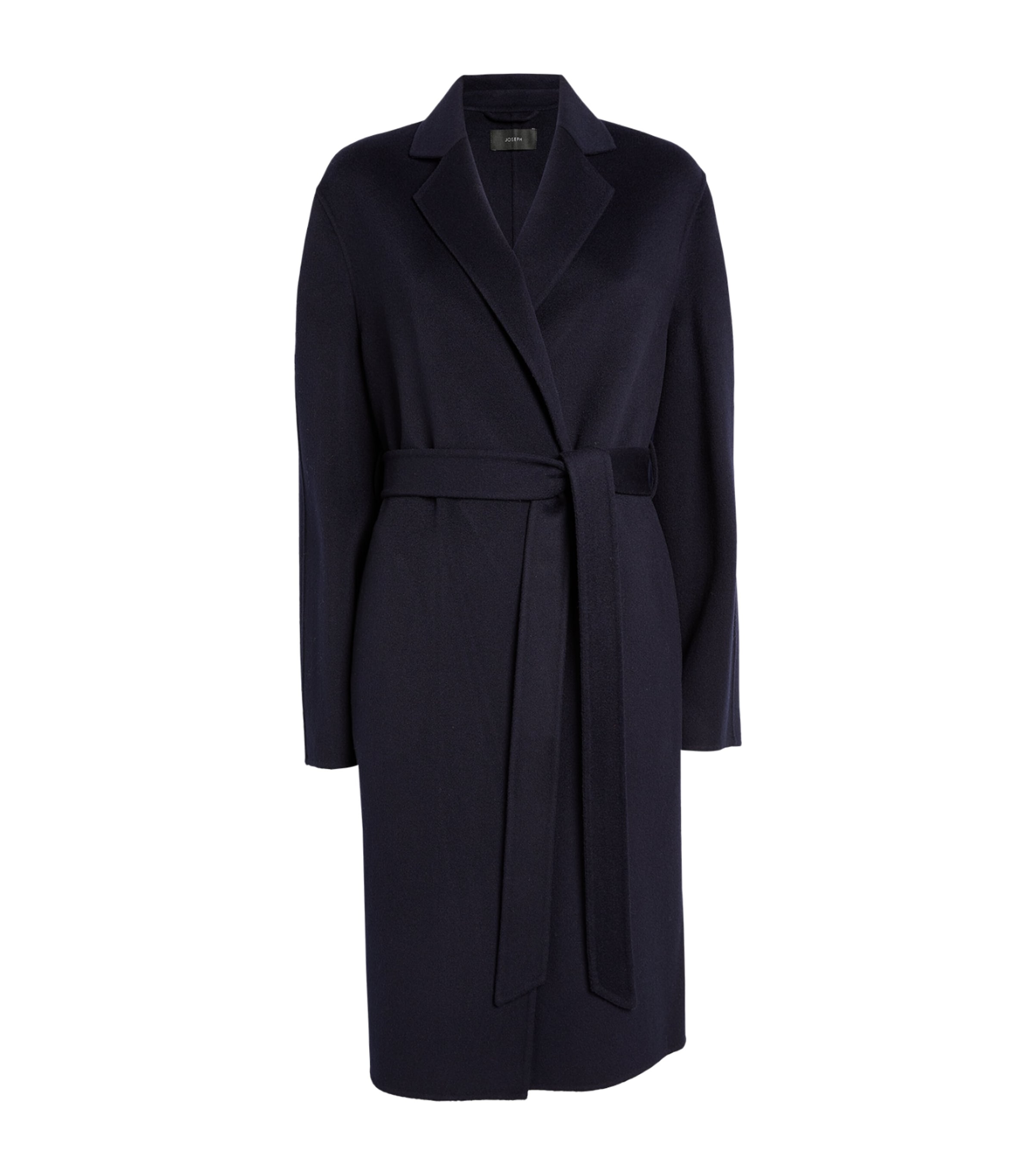 Joseph Wool-cashmere Long Cenda Coat In Navy