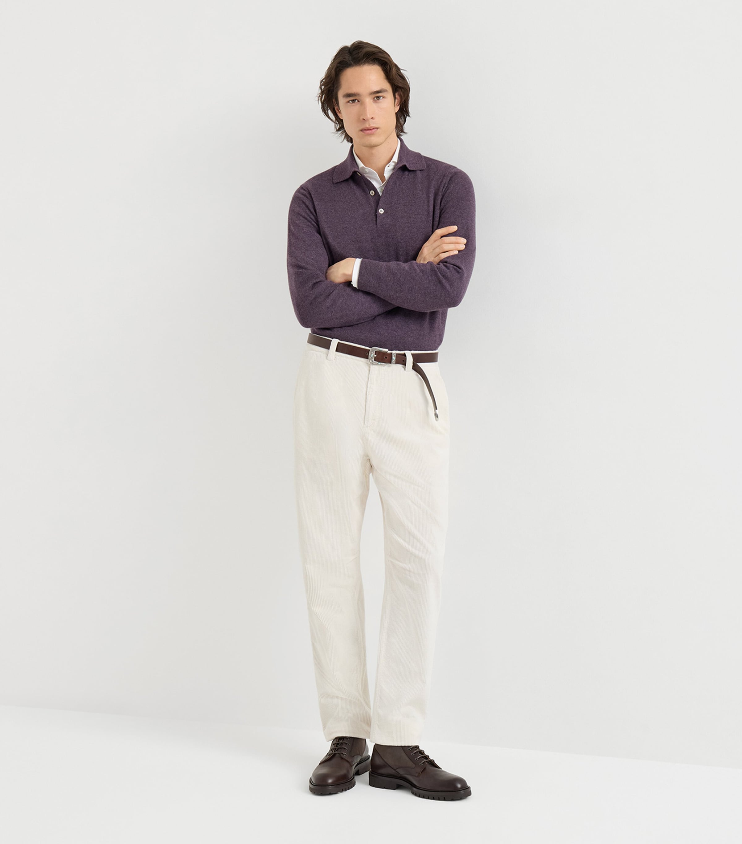 Brunello Cucinelli Mens M280NS1050C6007 CORDUROY PANTS. Image 2