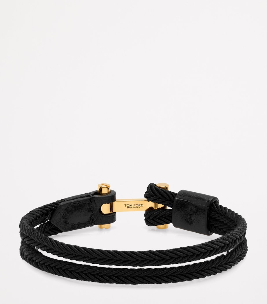 Leather Braided Bracelet 1N001 Image 2