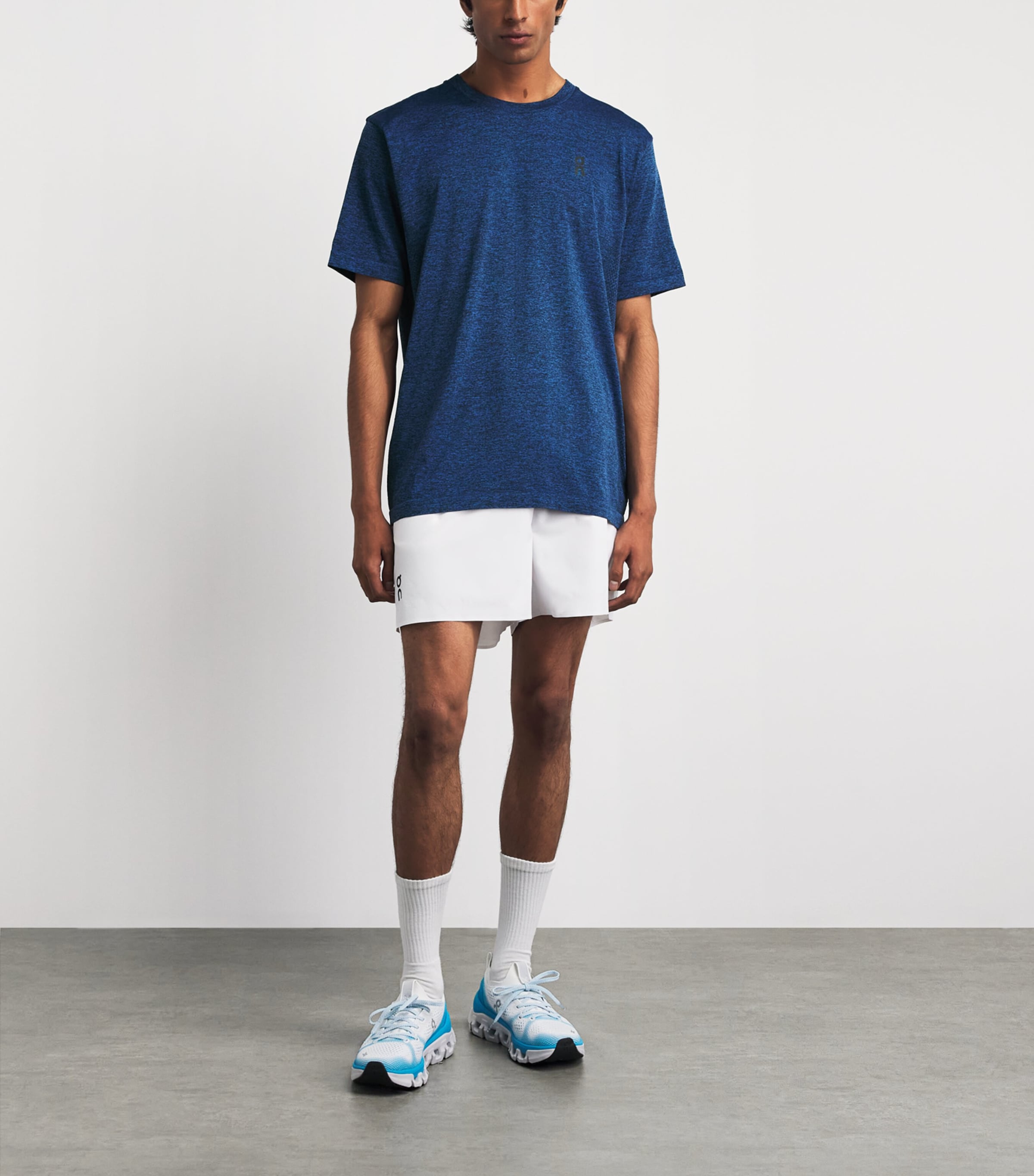 On Mens Train Flex T-Shirt Jay Heather Image 2