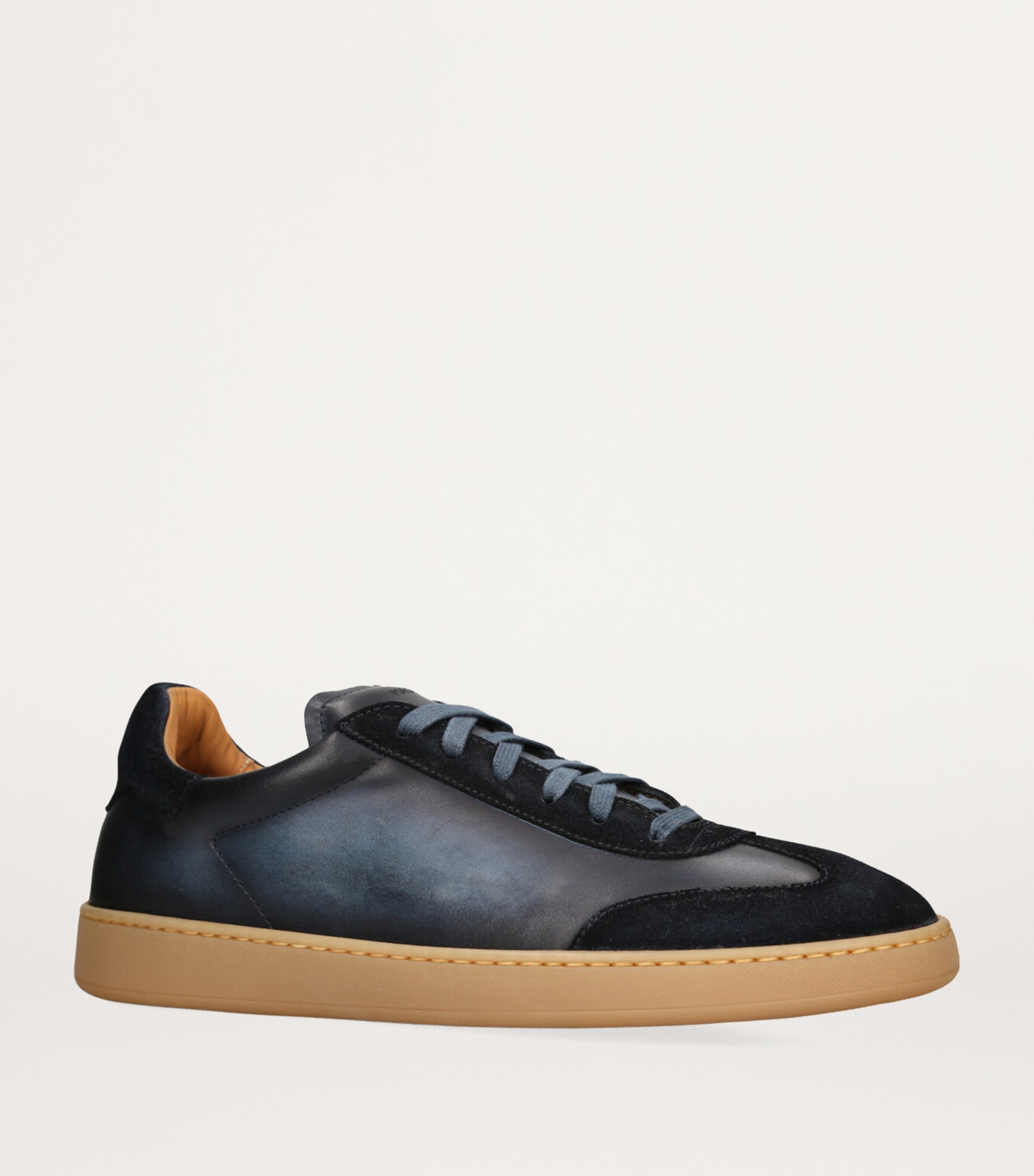 Magnanni Leather Kaido Sneakers Navy Image 3