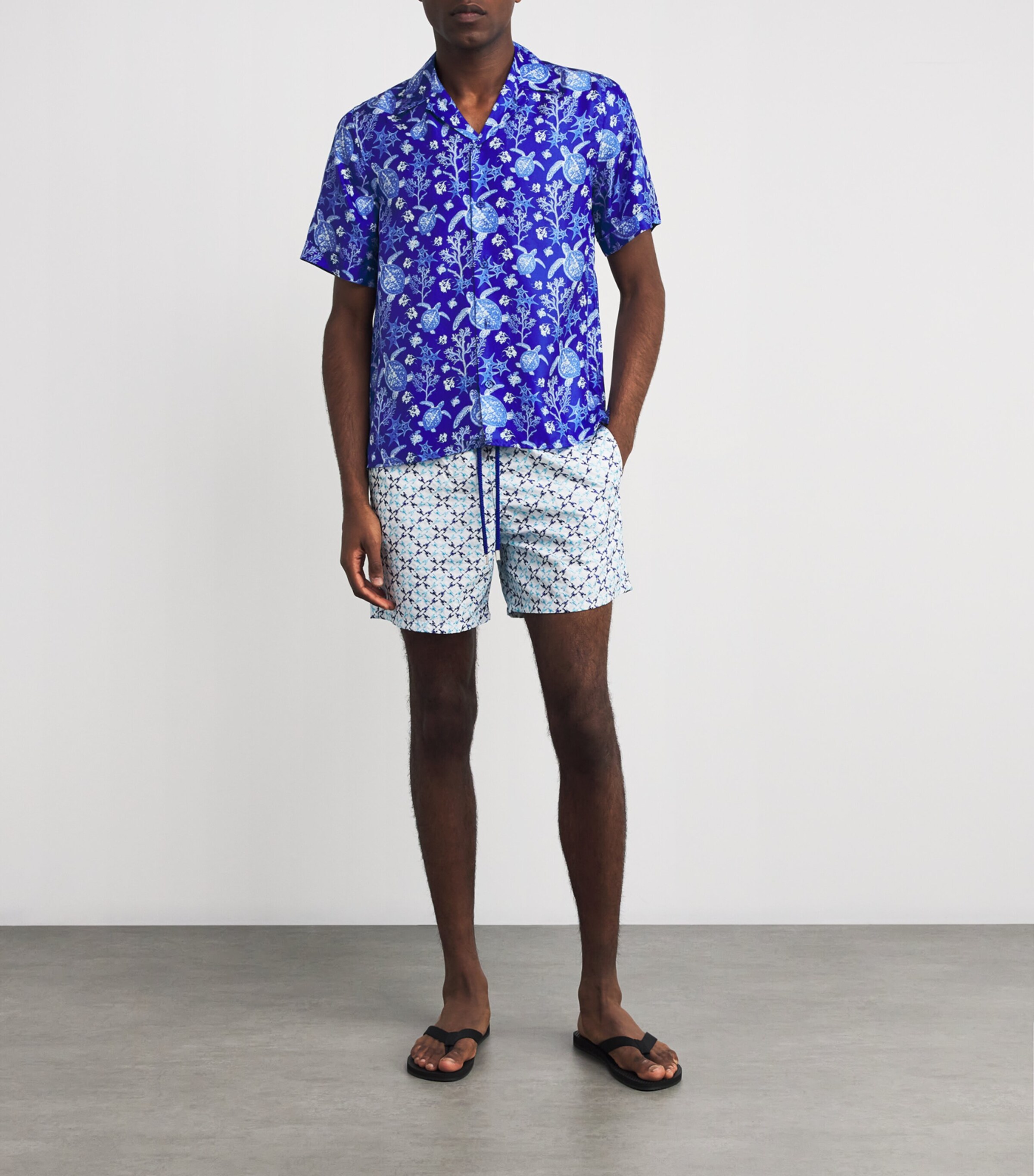 Silk X-Ray Turtle Print Charli Shirt 613-MARRAKECH Image 2